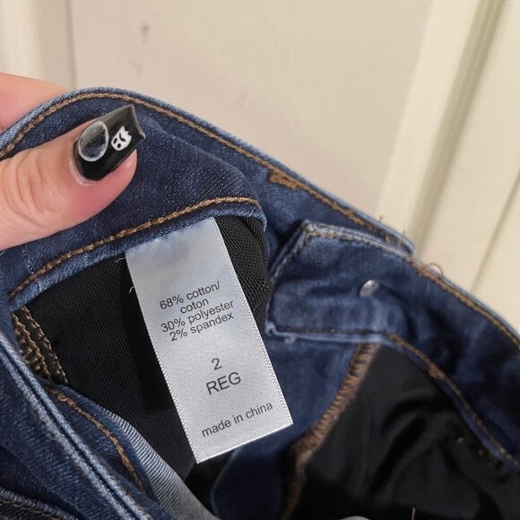 Maurices Womens Dark Wash Stretch Everflex High-Rise Skinny Jeans Size 2 - Picture 3 of 8